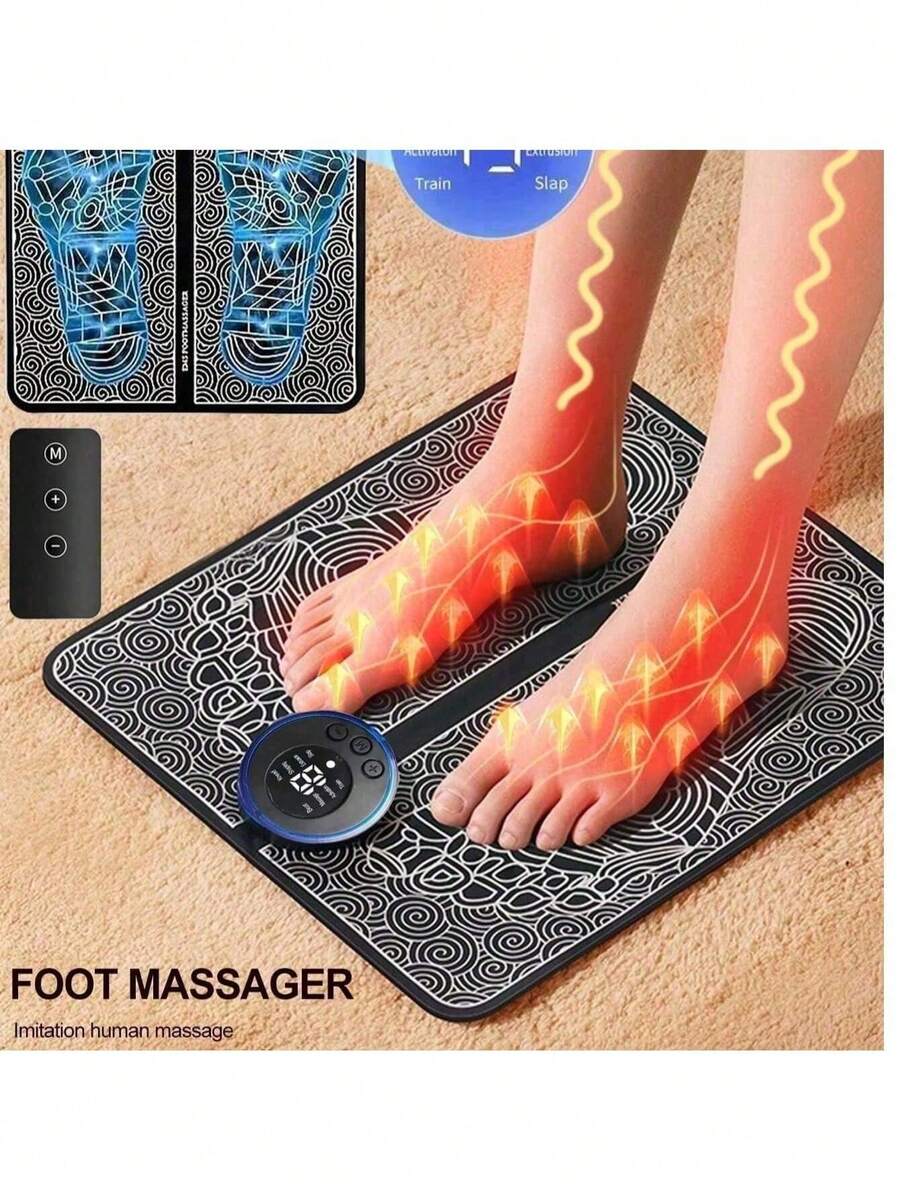 AXH EMS Physical Therapy Acupoint Foot Massager, Pulse Foot Massage Device