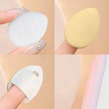 5/10 piezas Aplicador de esponja de maquillaje mini, borla de polvo facial, difuminador de BB cream, herramientas de maquillaje cosméticas - Multicolor - Ver 7