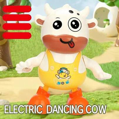 Juguete interactivo de mono eléctrico para niños, con luces, música, baile y movimiento divertido; adecuado para niños y niñas de 3 a 6 años; ideal como regalo de cumpleaños.