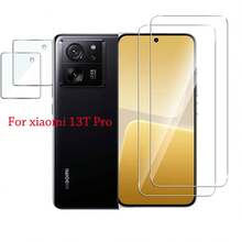 4pcs Tempered Glass Screen Protector + Camera Lens Protector Compatible With Xiaomi 15T/15T Pro, High Definition 3D, Anti-Scratch, Anti-Fall, Applicable To 15T Black Silk Screen Camera Protector, 2pcs Screen Protector - Transparent Lens - View 8
