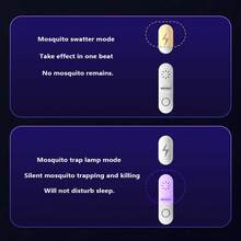 OBOVAY 3-In-1 Foldable Electric Fly Swatter, Mosquito Zapper Racket With UV Light, Rechargeable 500mAh Battery, Type-C Charging, Hanging Or Standing Design, Flame Resistant Material - Effective For Eliminating Mosquitoes, Flies And Other Household Pests - Random Color - View 4