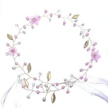 1pc Casual Elegant ABS Plastic Headband, Suitable For All Seasons