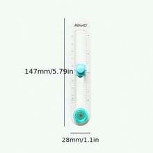 1pc Lightweight 360° Manual Rotary Cutter, Handheld Rotary Trimmer, Min Cutting Dia 0.79", Max Cutting Dia 7.87", Back To School Supplies - Multicolor - View 3