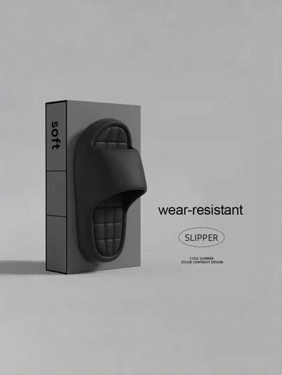 Men's House Slippers, Comfortable Indoor Bedroom Casual Slippers, Durable Outdoor Wear Versatile Slippers