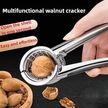 1pc Almond, Walnut, Hazelnut Nutcracker, Plier Tool, Walnut & Hazelnut Sheller, Multi-Function Lever-Style Pliers | Kitchen Tool