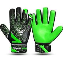 Soccer Goalkeeper Gloves - Light Green - View 5