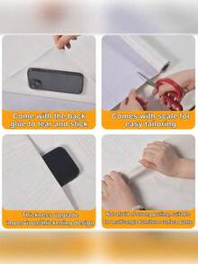 1 Roll White Wood Grain Self-Adhesive Wallpaper, Waterproof Removable PVC Wallpaper, Suitable For Kitchen, Bedroom, Living Room, Cabinets, Wooden Doors, Tabletops, Home Decor And Furniture Renovation, Easy To Peel And Stick, Birthday/Graduation Gift, Room Decor, Wall Decor, Bathroom Decor, Bedroom Decor, Room Decor Supplies, Living Room Decor, Home Decor, Living Room Wall Art Wallpaper, Wall Stickers, Wall Decals - White - View 6