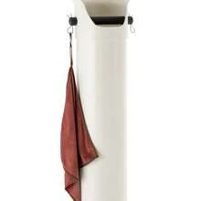 ZhdnBhnos Espresso Coffee Knock Box, Commercial Knock Box For Espresso Coffee Grounds, Floor Standing Coffee Knock Box With Pcs Garbage Bags And Towel (White) - Biến thể,1 - Xem 8