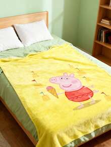 Peppa Pig Cobertor Acolchoado e Espesso de Flanela Cartoon para Dormitório e Quarto, Cobertor Acolchoado Grosso - Multicolorido - Visão 12