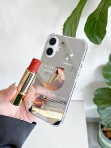 1pc Moon Sunset Glow Pattern Print Mirror Acrylic Anti-Fall Phone Case Compatible With IPhone 13/11/17/17pro/16/14/15/15pro/15 Plus/15 Promax/7plus/8plus/X/Xs Max/Xr/11pro/12pro/13pro/14pro/12mini/13mini/11promax/12promax/13promax/14promax/14plus/17pro Max/17Air/6/6s Plus/7/8/16Pro/16plus/16promax/Se2/17promax&Compatible With Samsung Galaxy/A54/A14/A12/A13/A15/A32/A33/A24/A52S/S20/S21/S22/S23/S24/S23Plus/S24ultra/S25/A15/A33/A23 - Multicolor - View 2