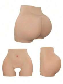 Silicone Butt Enhancer Shorts, Unisex Silicone Fake Buttocks Shaping Pants, Thickened Design, Lift And Shape Peach Butt, Confidence Shaping