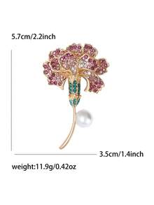 Trâm cài áo hình hoa cẩm chướng đính đá và men cao cấp - Ghim cài hoa dành cho phụ nữ, phụ kiện trang sức Ngày của Mẹ, quà tặng, huy hiệu trang trí. - hoa cẩm chướng - Xem 10