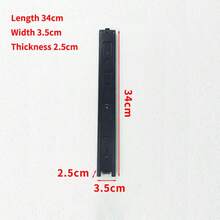 Drawer Slide Rail Universal Three Section Thickened Rebound Slide Rail, A Pair Of Stainless Steel Bedside Table Damping Buffer Guide Rails