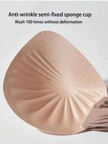 4 PSC Of Beautiful Back Soft Support Lifting Seamless Underwear Gathered Breathable Side Breasts Without Steel Ring Bra - 彩色 - 查看 5