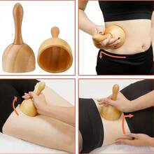 Dụng cụ massage bằng gỗ SilvaLex, máy massage toàn thân, máy massage tay, máy massage chân, máy massage vai, dụng cụ massage vai và cổ, dụng cụ massage mặt, máy massage lưng, máy massage eo, máy massage cơ toàn thân. - Màu be - Xem 8