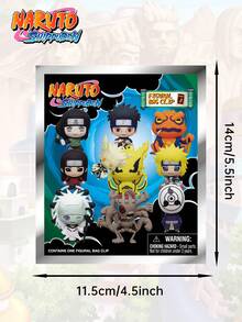 Viz Media 1pc Official Authorized Blind Box 3D Anime Character Keychain Mystery Blind Box, Random 1 Of Hashirama, Neji Or Surprise, PVC Keychain Pendant, Decoration For Phone, Wallet, Bag, Christmas/Birthday Gift - Multicolor - View 3