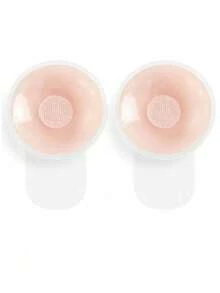 10/6/8/4/2pcs Reusable Seamless Silicone Nipple Covers, Invisible Lifting Breast Pads, Anti-Slip Pull-Up Design, Solid Color Bra Accessories, 100% Silicone Material, Hand Washable, Easy To Clean, Suitable For All Bust Sizes - Multicolor - View 6