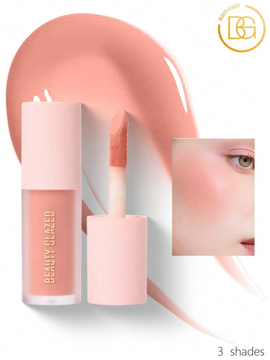 奶油腮红，液体腮红，质地柔滑，轻盈透气，持久防晕染，妆效自然，光泽感强 - #01 - 查看 1