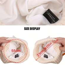 可爱狐狸卡通针织帽，女士秋冬保暖百搭针织帽 - 彩色 - 查看 7