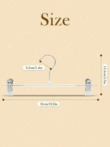 5个防滑裤架，升级版不锈钢涂层裤夹，抓力更强，可调节晾衣架，衣柜收纳整理架 - 彩色 - 查看 12