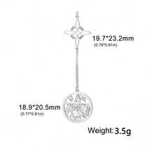 AMAXER 1pc Stainless Steel Witch Star Pendant, Suitable For DIY Jewelry Making, Bracelets, Necklaces, Keychains - Retro Series - View 13