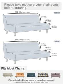 1pc Geometric Digital Print Milk Silk Sofa/Bed Cover, Geometric Pattern, High Elasticity, Dust-Proof, Suitable For All Seasons - Multicolor - View 2