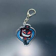 Porte-clés acrylique d'anime, figurine de dessin animé mignonne, jouet de collection, pendentif de sac, en stock - Multicolore - Voir 9