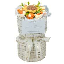 热门礼品：永生花束、人造花、羊毛向日葵、针织花束、手工编织玫瑰、圣诞节和情人节礼物