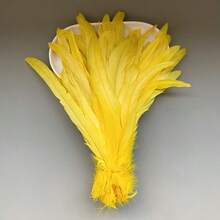 20pcs 25-45cm Wholesale Artificial Rooster Feathers For Headpiece, Wedding Dress DIY, Home Decor Accessories - Multicolor - View 10
