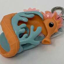 Plush Keychains - BLUE aND PINK LITTLE HORSE - View 2