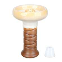 1pc Handmade Pointed Hookah Bowl, Made Of Original Clay Glaze, Practical Hookah Accessory, Easy To Smoke, Smooth Inhalation, Large Capacity Design For Better Hookah Experience. - one-size - View 7
