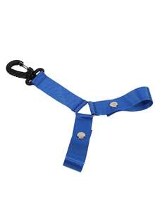 Cheerleader Backpack Strap Accessories, Dual-Layer Fuzzy Ball, Black Triangle Buckle - Multicolor - View 12