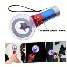 LED旋转灯棒，LED彩色旋转棒，炫彩旋转灯光秀，适用于音乐节、生日派对、婚礼、庆典和特殊场合，创意礼物，适合作为儿童/家人/朋友的生日礼物装饰道具（不含电池）