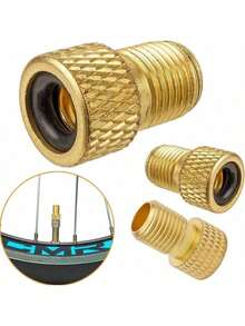 4Pcs Bicycle Valve Stem With Seal Gold-Colored Brass Construction Suitable For Mountain Bike And Tubeless Tires Easy Installation Secure Grip Design - Multicolor - View 10