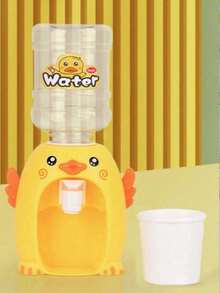 Mini Water Dispenser Toy, Cute Kitchen Playset Juicer With Real Water Cup, Random Sticker Included - Multicolor - View 6