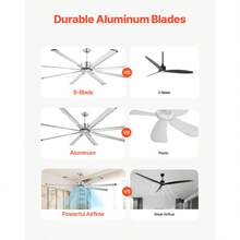 Ceiling Fan - Brushed Nickel - View 2