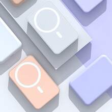 Magnetic Portable Charger, Ultra Slim Qi2 Certified 10000mAh 20W Magnetic Power Bank, USB C In&Out Wireless Battery Pack With Foldable Stand, Phone Charger, Exclusive For Compatible With IPhone16 Pro/ Max; 16 Plus; 16; 15 Pro/ Max; 15 Plus; 15; 14 Pro/ Max; 14 Plus; 14; 13 Pro/ Max; 13 Mini; 13; 12 Pro/ Max; 12 Mini; 12; SE (2022); 11 Pro Max; 11 Pro; 11; Xr; Xs Max; Xs; X; 8 Plus; 8, Suitable For Summer Holiday Outdoor Travel/Camping And Emergency Backup Mobile Power Supply, Gifts For Family, Friends, Birthday Magnetic Wireless,Birthday Gift,Halloween Gift,Christmas Present - 彩色 - 查看 1