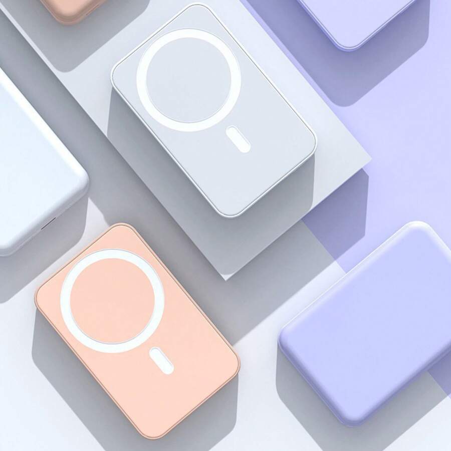 Magnetic Portable Charger, Ultra Slim Qi2 Certified 10000mAh 20W Magnetic Power Bank, USB C In&Out Wireless Battery Pack With Foldable Stand, Phone Charger, Exclusive For Compatible With IPhone16 Pro/ Max; 16 Plus; 16; 15 Pro/ Max; 15 Plus; 15; 14 Pro/ Max; 14 Plus; 14; 13 Pro/ Max; 13 Mini; 13; 12 Pro/ Max; 12 Mini; 12; SE (2022); 11 Pro Max; 11 Pro; 11; Xr; Xs Max; Xs; X; 8 Plus; 8, Suitable For Summer Holiday Outdoor Travel/Camping And Emergency Backup Mobile Power Supply, Gifts For Family, Friends, Birthday Magnetic Wireless,Birthday Gift,Halloween Gift,Christmas Present - 彩色 - 查看 1