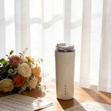 550毫升高品质真空保温杯，大容量办公水瓶，户外便携车载杯，不锈钢双层壁，保温/保冷，防漏，时尚设计，是送给学生、成人、男朋友、女朋友、朋友的完美礼物 - 彩色 - 查看 13