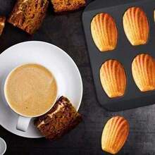 Non-Stick Madeleine Pot, Baking Mold 12 With Shell Cake Baking Tray Chocolate Non-Stick Baking Tray, Used For Oven Bakin