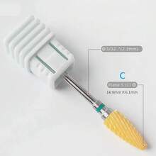 1PC Or 5PCS Corn-Shaped Ceramic Nail Drill Bits – Fast Cuticle Remover, Compatible With Electric Nail Files And Cuticle Cleaning Tools, Durable & Long-Lasting - Multicolor - View 8