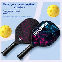 2pcs Pekee Tennis Racket Set With 4 Balls, Thick Racket Face With Pekee Racket Bag. Pekee Tennis Racket Set Suitable For Men And Women. - Multicolor - View 4