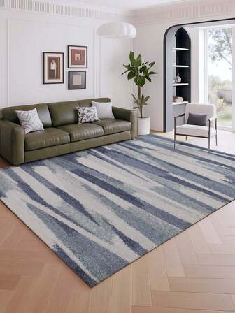 1pc Luxury Style Indoor Decorative Carpet, New Faux Wool Material Indoor Rug, Living Room Carpet, Sofa Carpet, Bedroom Carpet, Non-Slip Bedside Mat, Room Floor Mat, Non-Slip Pad, Dining Room Kitchen Carpet, Office Chair Pad, Entryway Doormat, Outdoor Picnic Mat, Outdoor Camping Blanket