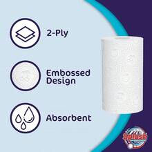 Kitchen Towels. Splash 2-Ply Quilted Paper Rolls. . Responsibly Sourced. Strong. 10m Per Roll - 16 - View 6