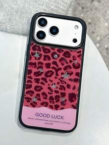 Y2K Cute Star Soft Gel Phone Case, Compatible With IPhone 17 Pro Max, 17 Pro, 17 Air, 17, 15, 16 Pro Max, 14 Pro, 13, 12, 11, Glossy Soft Shell, Gift Packaging - Leopard Print Stars - View 4