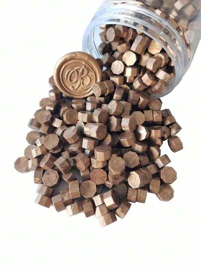 100pcs Vintage Metal Wax Seal Beads, Wax Seal Stamps, Suitable For Wedding Decoration, Wedding Scrapbook, Greeting Cards, Wedding Invitations, Envelopes, Wax Seals, Stamps, Order History, Craft Wax Sealing, Free Shipping, Complete DIY Journal Gift.