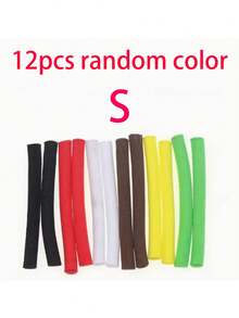 12pcs S M L Buoyancy Fishing Foam Rods, Foam Cylinder Rods, Carp Fishing Bait Pop-Up Device Foam Rods, Foam Sleeves, Zig Carp Fishing Tackle, Parachute Pole, Dry Fly Fishing Weaving Materials, Fishing Foam Rod Accessories - Multicolor - View 12