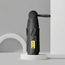 1pc Compact Folding Umbrella, Capsule Sunshade Umbrella, Mini Pocket Waterproof Portable Travel Umbrella (With Umbrella Case), Women's 2-In-1 Sunscreen Rainproof Umbrella, Mini Travel Umbrella, Women's Umbrella, Lightweight Portable Sunscreen Rainproof Umbrella, UV Protection, Windproof, 99% UV Protection, Unisex, Sturdy Structure, Sunscreen Rainproof, Essential Travel Rainproof Windproof Umbrella - Multicolor - View 18