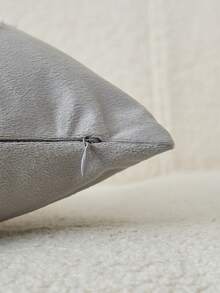 1pc Easter Grey Gnome Embroidered Throw Pillow Cover, Easter Pillow Case, Suitable For Indoor Decor, Spring/Summer Pillow Cover, Pillow Insert Not Included