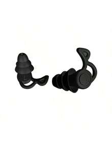 2pcs Reusable Silicone Earplugs - Reduce Noise, Prevent Snoring And Swimming Comfort, Quiet Night Rest, Earplugs Anti Noise Sleep Sound Insulation And Noise Reduction Sleep Special Super Strong Anti Noise And Noise Reduction Silent Snoring Swimming Artifact, Reusable And Easy To Clean, Suitable For Deep Sleep, Travel, Swimming,